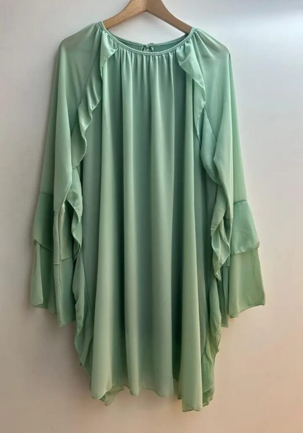 jurk pastel groen