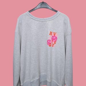 Sweater grigio 
Have a nice day