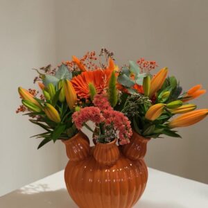 Bloemen + vaas Flora burst