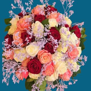 Boeket: love is love rozenboeket