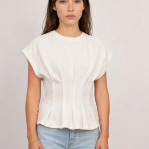 T- shirt ecru elegance