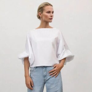 Blouse: blanche