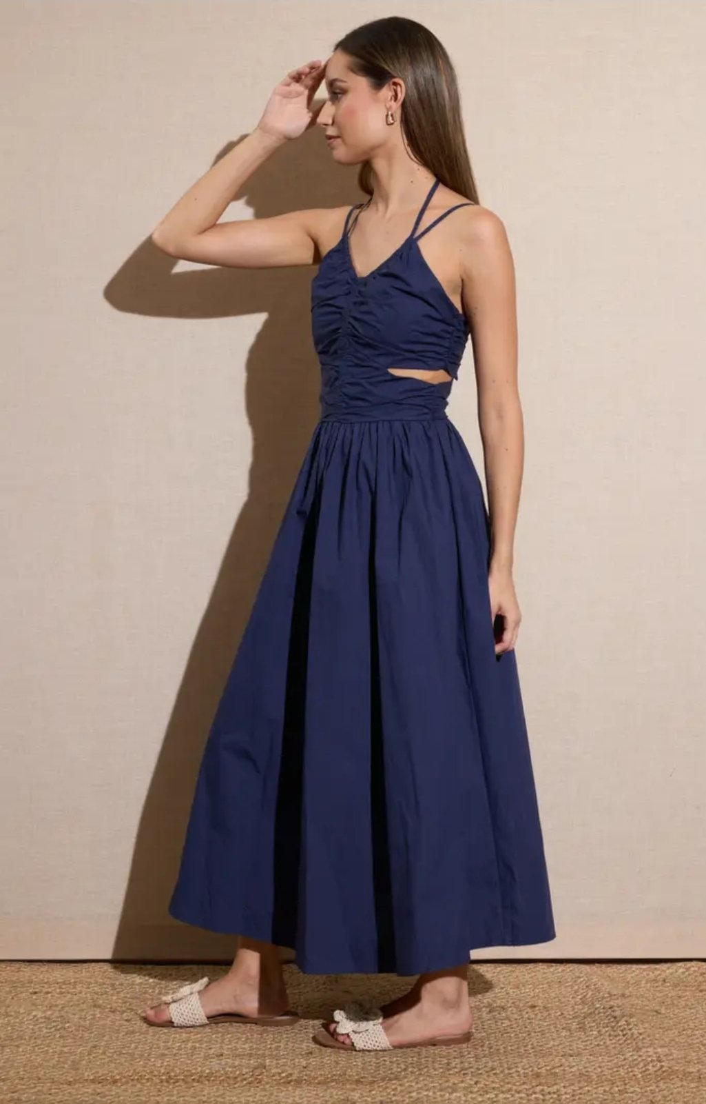 Jurk : NAVY elegance - Afbeelding 2