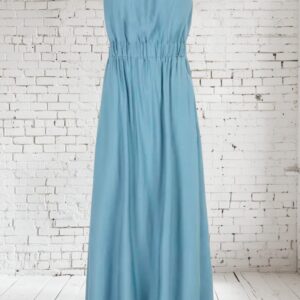 Jurk: bustier party iceblue