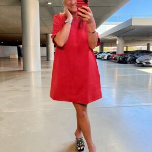 Jurk: stone red