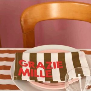 Placemat/serviet
Grazie mille