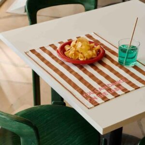 Placemat/serviet 
you can dance on the table