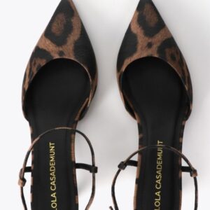 Pump: leopard met lage hak lolacasademunt