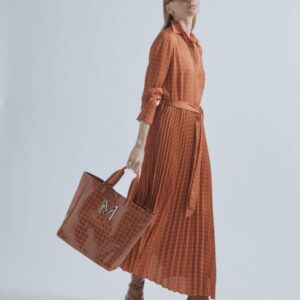 Jurk: lolacasademunt lang model caramelo