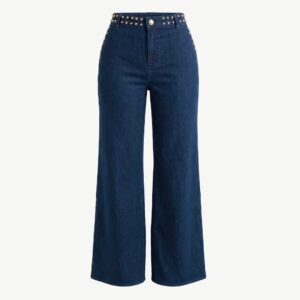 Broek: denim - lolacasademunt - studs