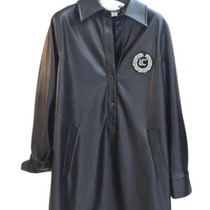 Jurk lolacasademunt zwart embleem LF2616019.00N NEGRO
