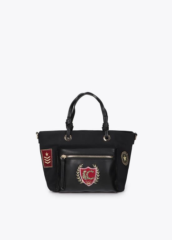 Bag: lolacasademunt college LF2604078.00N.U zwart met embleem
KLEIN MODEL - Afbeelding 6