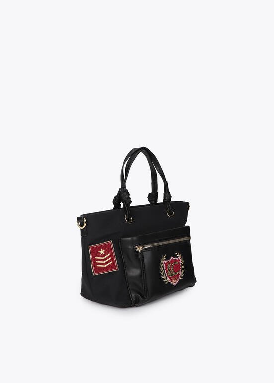 Bag: lolacasademunt college LF2604078.00N.U zwart met embleem
KLEIN MODEL - Afbeelding 3